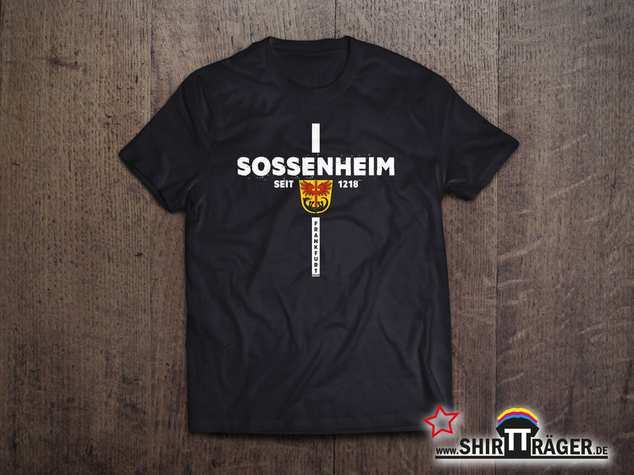 Bio Herren-T-Shirt - "New Sossenheim", schwarz