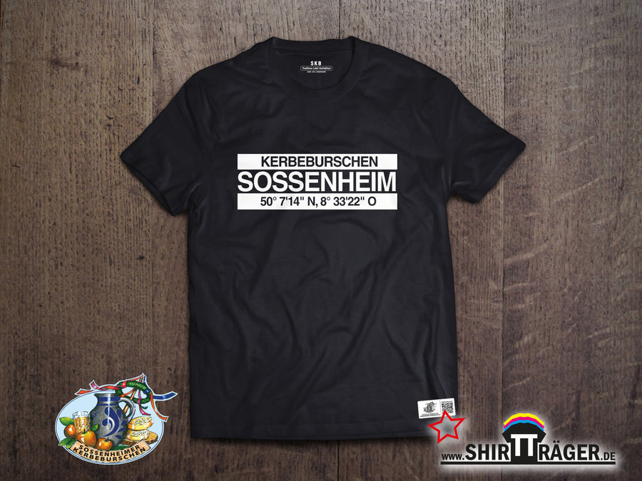 T-Shirt, Herren - "Degrees" schwarz