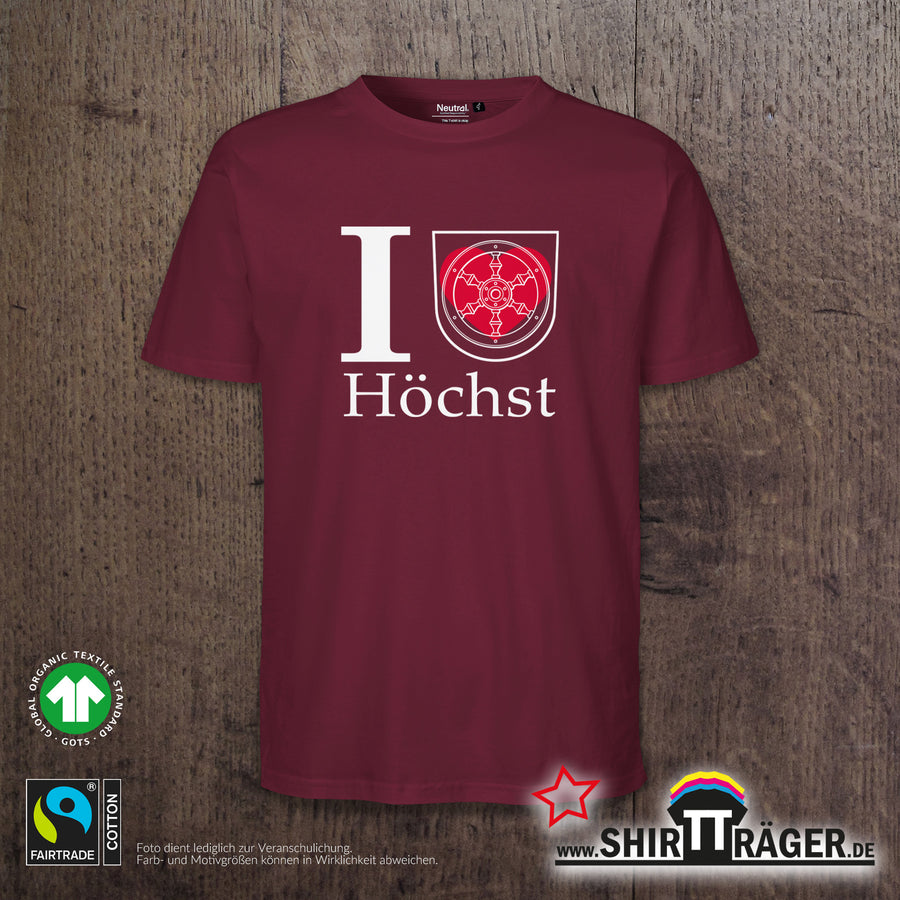 Bio Herren-T-Shirt - "Höchst Wappen"