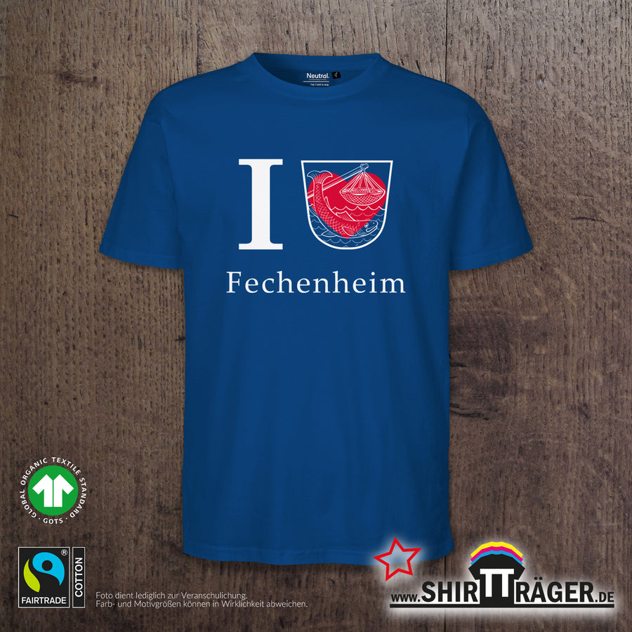 Bio Herren-T-Shirt - "Fechenheim Wappen"
