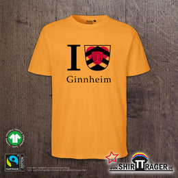 Bio Herren-T-Shirt - "Ginnheim Wappen"