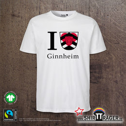 Bio Herren-T-Shirt - "Ginnheim Wappen"