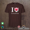 Bio Herren-T-Shirt - "Ginnheim Wappen"
