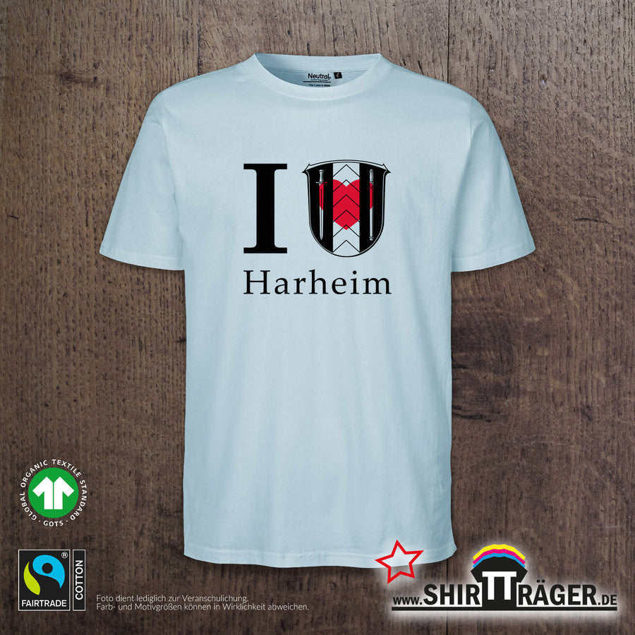 Bio Herren-T-Shirt - "Harheim Wappen"