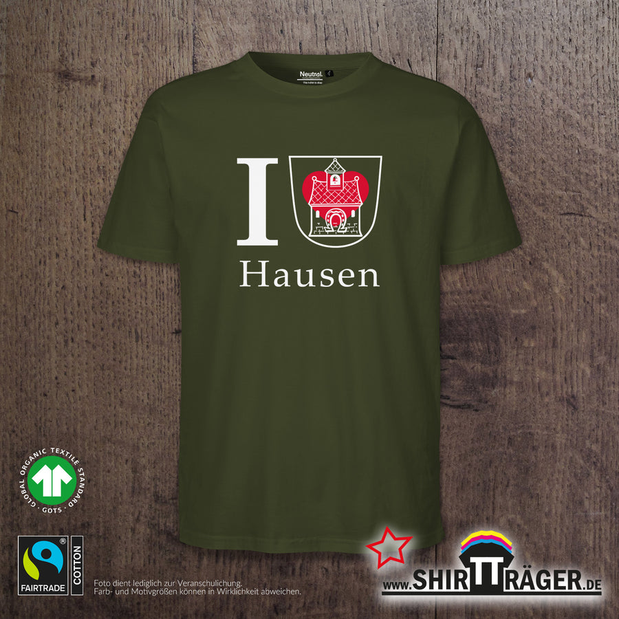 Bio Herren-T-Shirt - "Hausen Wappen"