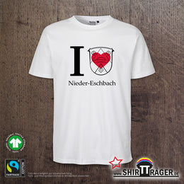 Bio Herren-T-Shirt - "Nieder-Eschbach Wappen"