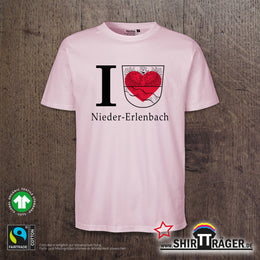 Bio Herren-T-Shirt - "Nieder-Erlenbach Wappen"