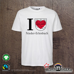 Bio Herren-T-Shirt - "Nieder-Erlenbach Wappen"