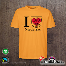 Bio Herren-T-Shirt - "Niederrad Wappen"