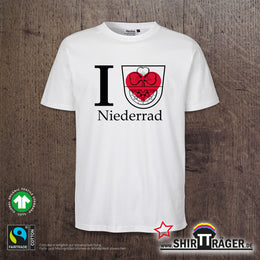 Bio Herren-T-Shirt - "Niederrad Wappen"