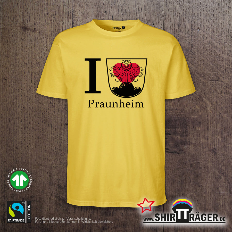 Bio Herren-T-Shirt - "Praunheim Wappen"