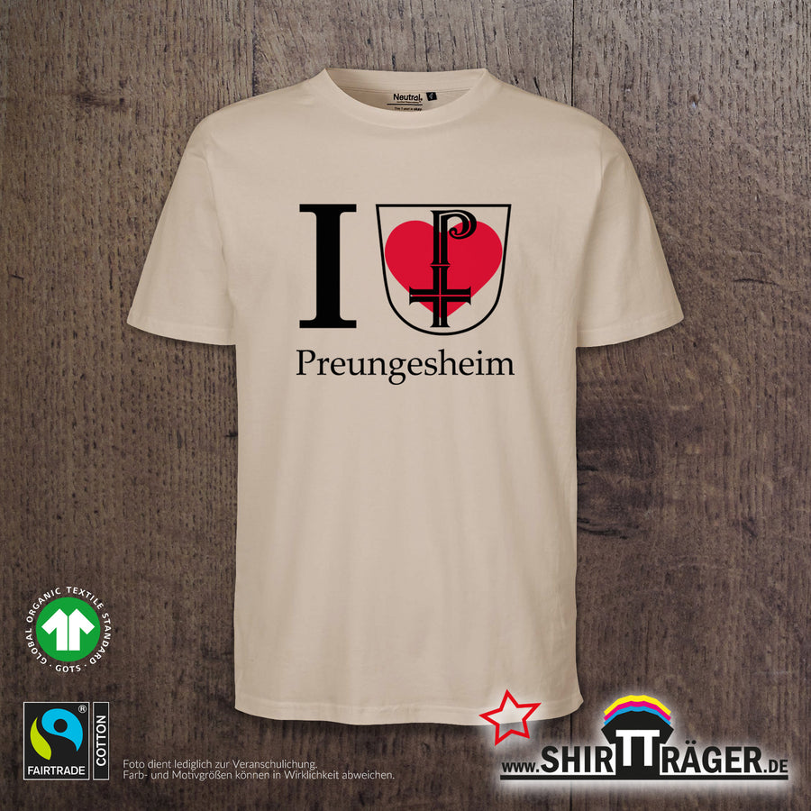 Bio Herren-T-Shirt - "Preungesheim Wappen"