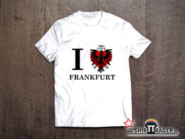 Bio Herren-T-Shirt - "I ADLER FRANKFURT" weiss