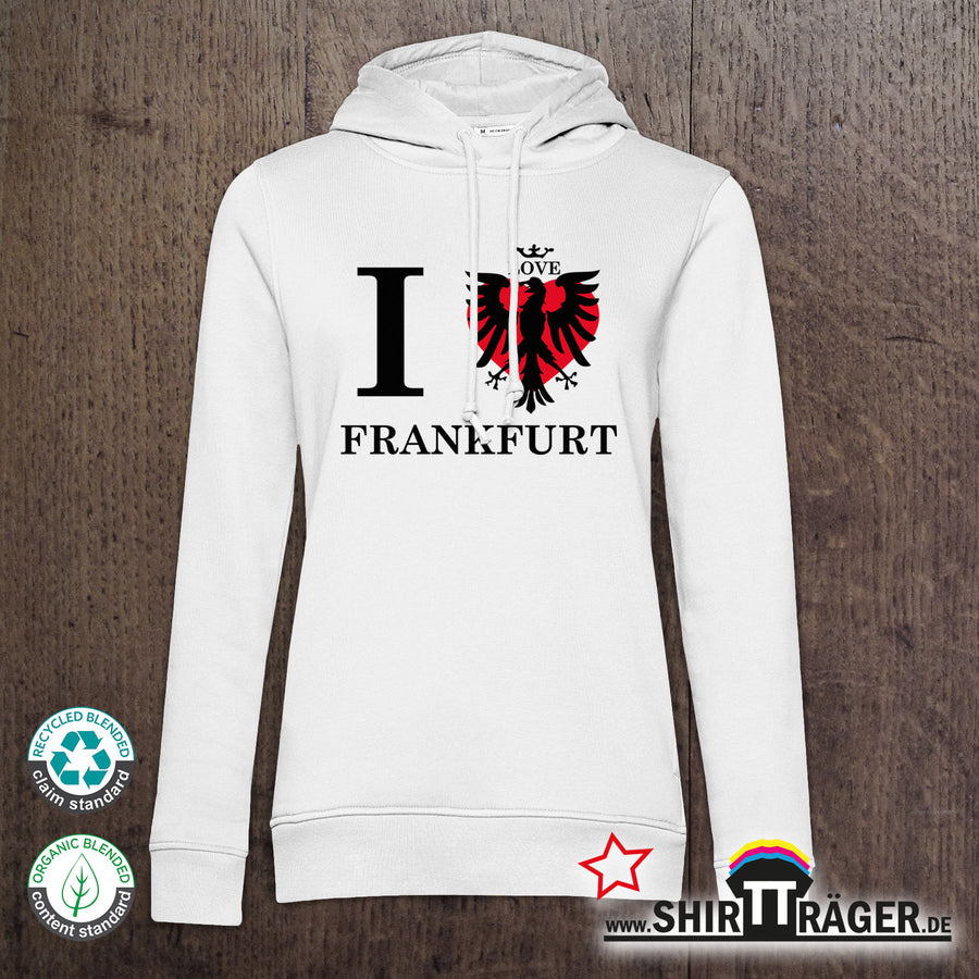 Bio Hoodie - "Adler Frankfurt", Damen