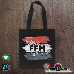 Bio-Tasche "FFM Grunge", lange Henkel