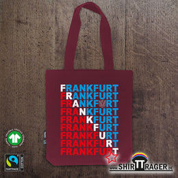 Bio-Tasche "Frankfurt Word", lange Henkel