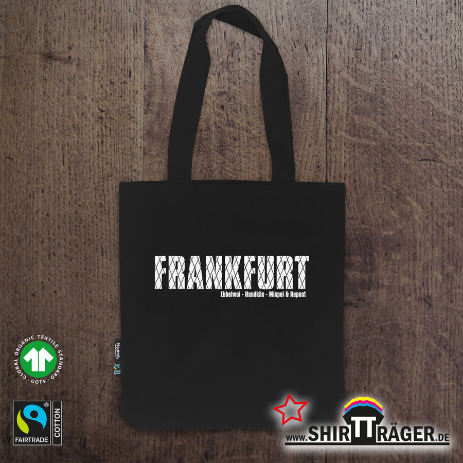 Bio-Tasche "Frankfurt gerippt", lange Henkel