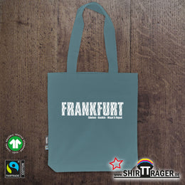 Bio-Tasche "Frankfurt gerippt", lange Henkel