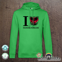 Bio Hoodie - "Sossenheim Wappen", Unisex