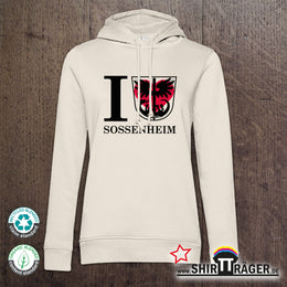 Bio Hoodie - "Sossenheim Wappen", Damen