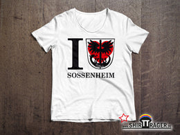 Bio Damen-T-Shirt - "Sossenheim Wappen" - weiss