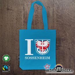 Bio-Tasche "Sossenheim Wappen", lange Henkel