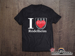 Bio Herren-T-Shirt - "Rödelheim Wappen" schwarz