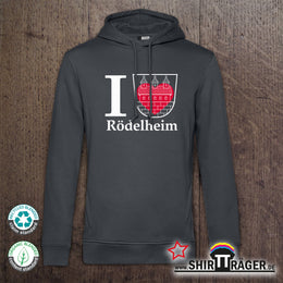 Bio Hoodie - "Rödelheim Wappen", Unisex