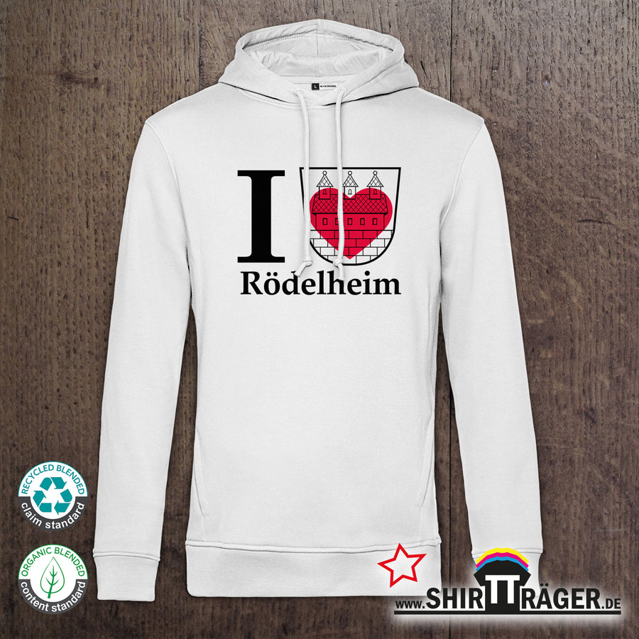 Bio Hoodie - "Rödelheim Wappen", Unisex