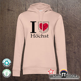 Bio Hoodie - "Höchst Wappen", Damen