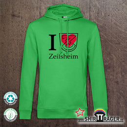 Bio Hoodie - "Zeilsheim Wappen", Unisex