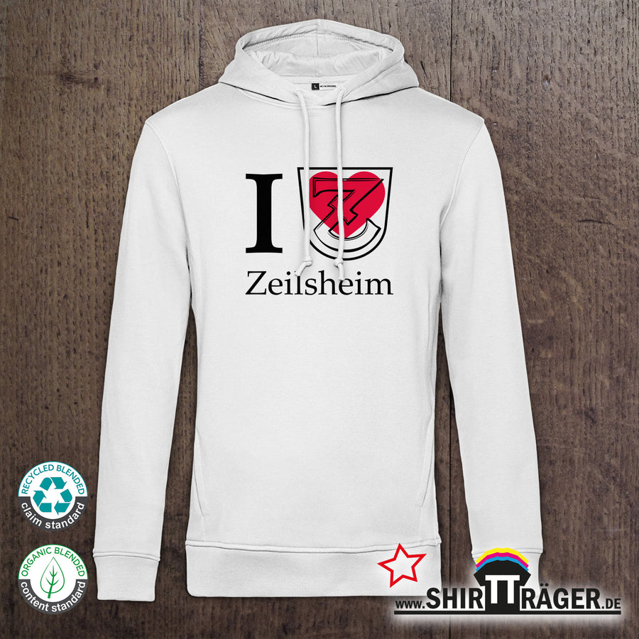 Bio Hoodie - "Zeilsheim Wappen", Unisex