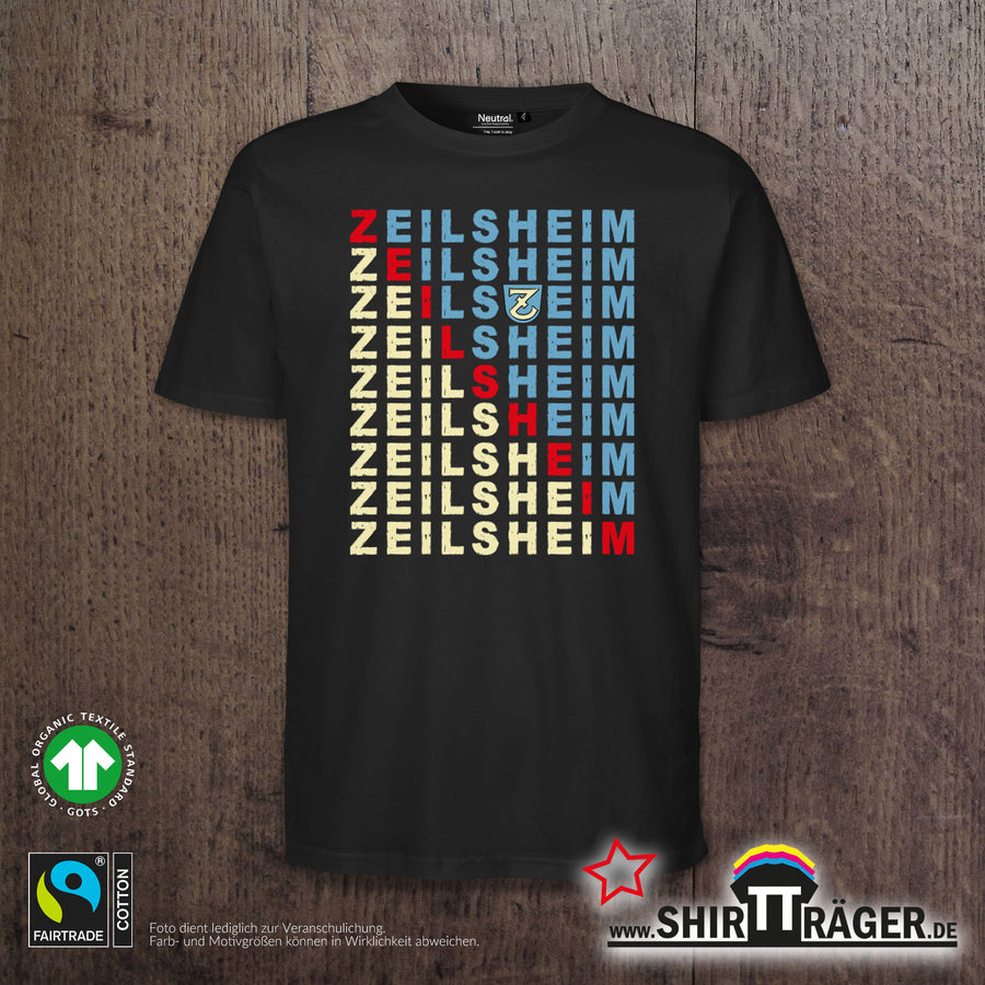 Bio Herren-T-Shirt - "Zeilsheim Word"