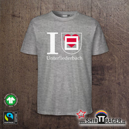 Bio Herren-T-Shirt - "Unterliederbach Wappen"
