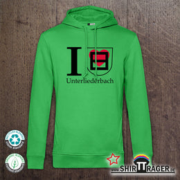 Bio Hoodie - "Unterliederbach Wappen", Unisex
