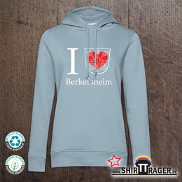 Bio Hoodie - "Berkersheim Wappen", Damen