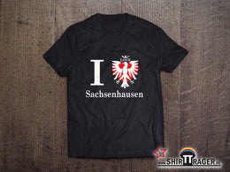 Bio Herren-T-Shirt - "I ADLER Sachsenhausen" schwarz