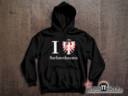 Bio Hoodie - "Frankfurt Sachsenhausen" schwarz, Unisex