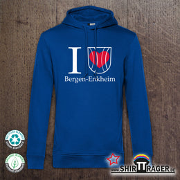 Bio Hoodie - "Bergen-Enkheim Wappen", Unisex