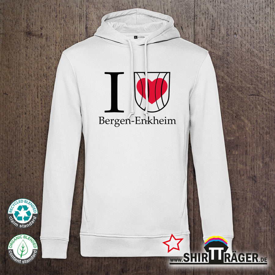 Bio Hoodie - "Bergen-Enkheim Wappen", Unisex