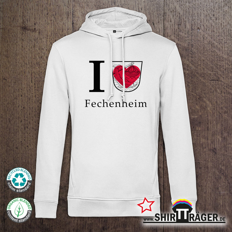 Bio Hoodie - "Fechenheim Wappen", Unisex