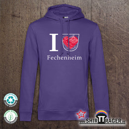 Bio Hoodie - "Fechenheim Wappen", Unisex