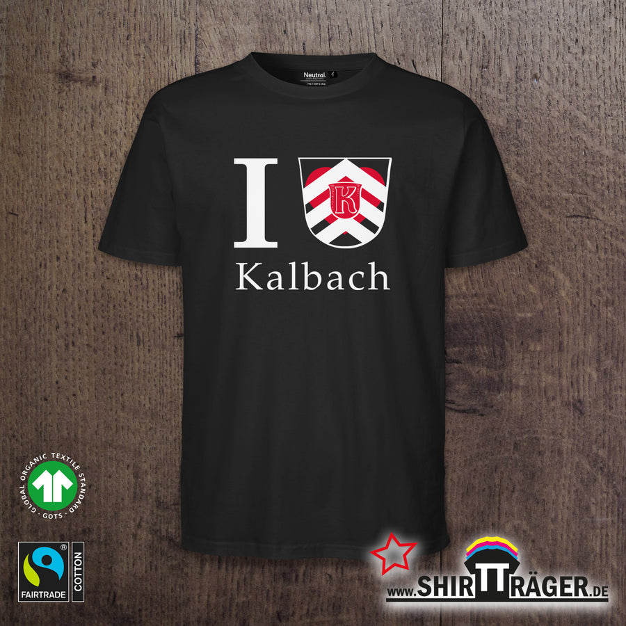 Bio Herren-T-Shirt - "Kalbach Wappen"
