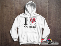 Bio Hoodie - "Oberrad Wappen" weiss, Unisex