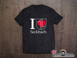 Bio Herren-T-Shirt - "Seckbach Wappen" schwarz