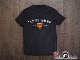 Bio Herren-T-Shirt - "Sossenheim 1218 - 2018" - schwarz
