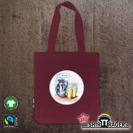 Bio-Tasche "Abstand", lange Henkel