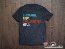 Bio Herren-T-Shirt "Grillmeister Ehemann"