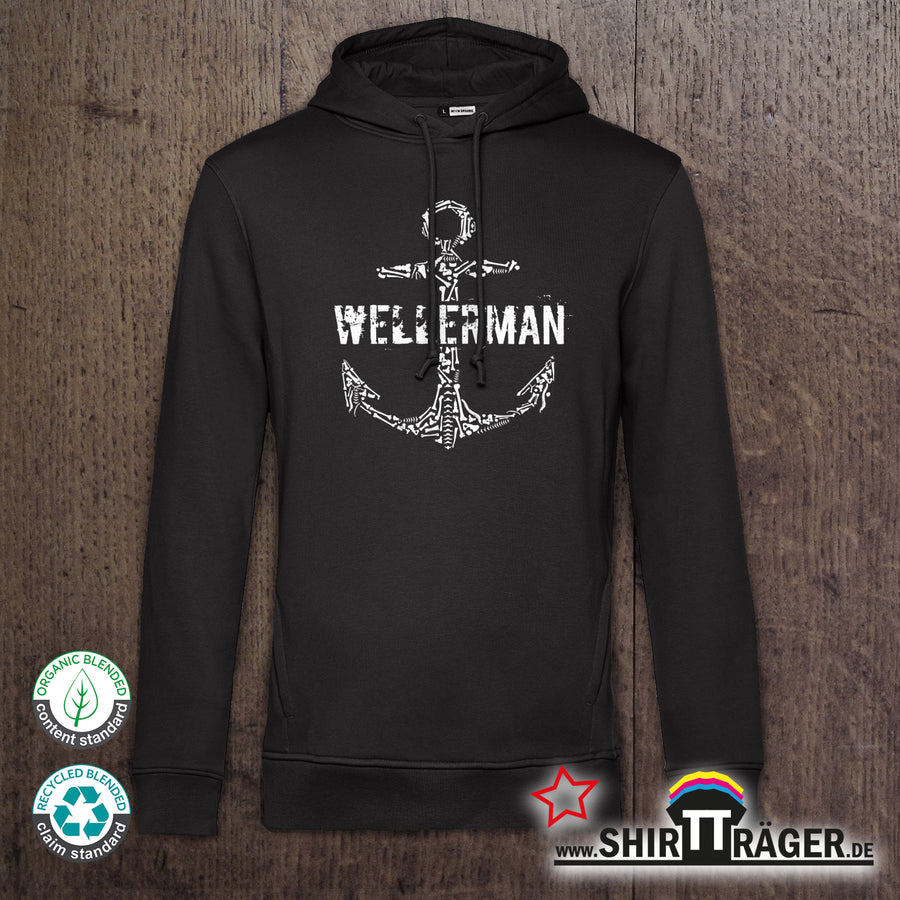 Bio Hoodie - "Wellermann", Unisex
