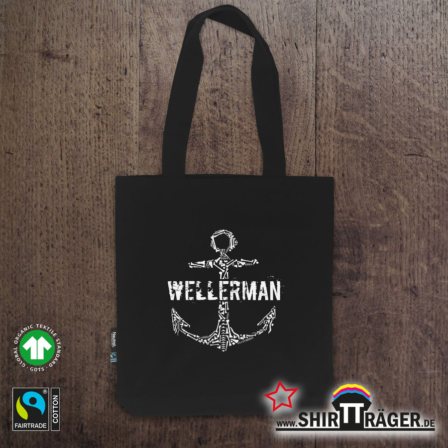 Bio-Tasche "Wellerman", lange Henkel